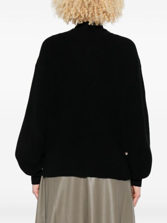 25FW 리우조 스웨터 CF5424 MS0192222 Black - LIU JO