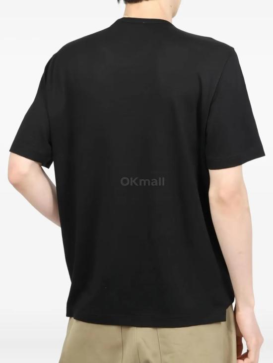  라르디니 반팔 티셔츠 EQLTMC41EQ62040 999 BLACK DOM - LARDINI