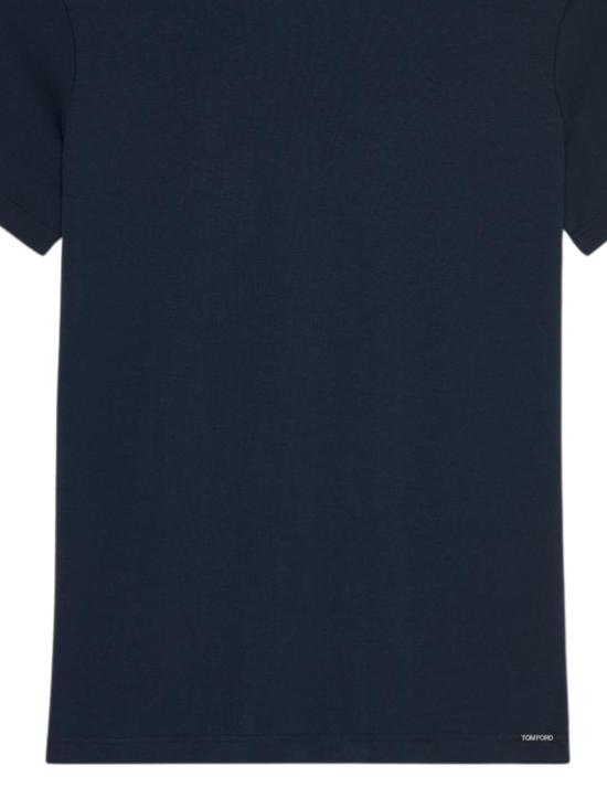 25FW 톰포드 코튼 크루넥 언더웨어 티셔츠 T4M081040 097 412 NAVY - TOMFORD