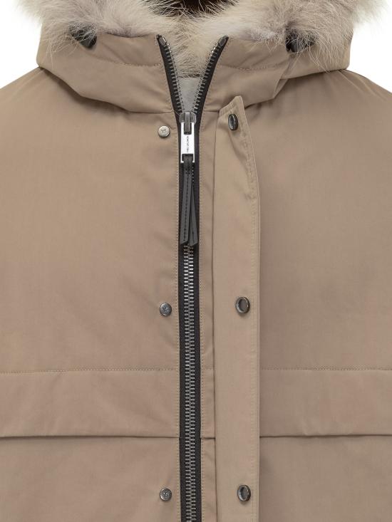 25FW 이브살로몬 숏패딩 26W26WHV02671K17G B3214 RIVAGE COYOTE - YVES SALOMON