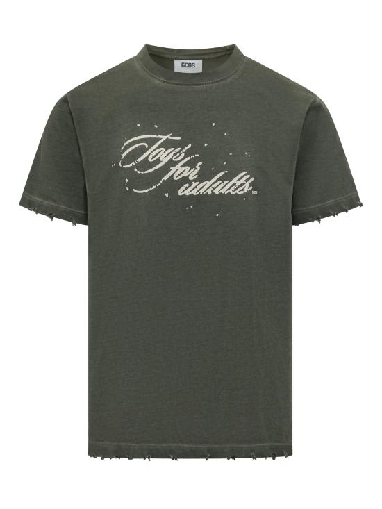 25FW 지씨디에스 반팔 티셔츠 B2CM2310JF1 88 MILITARY GREEN