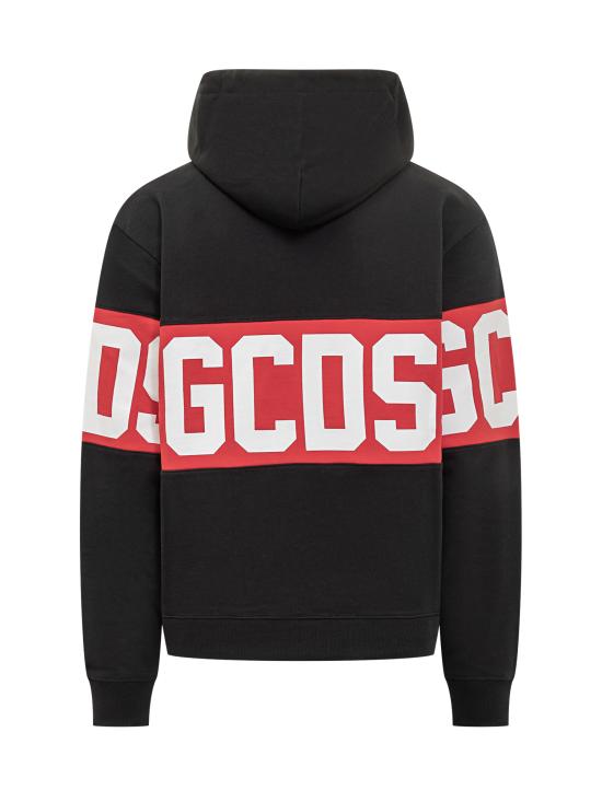 25FW 지씨디에스 긴팔 티셔츠 B1XM1900JD1 99 BLACK RED WHITE - GCDS