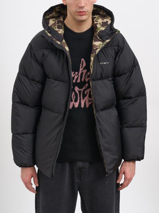 25FW 칼하트 WIP 숏패딩 MI0339202F4XX Black - CARHARTT WIP