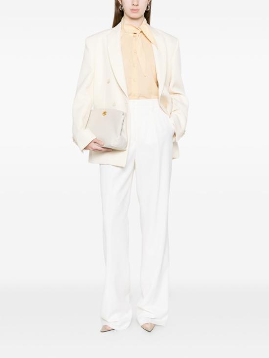 25FW 막스마라 스트레이트 팬츠 2521136122 ADIGE1234001 White - MAX MARA