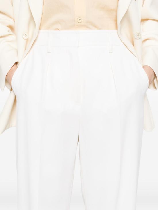 25FW 막스마라 스트레이트 팬츠 2521136122 ADIGE1234001 White - MAX MARA