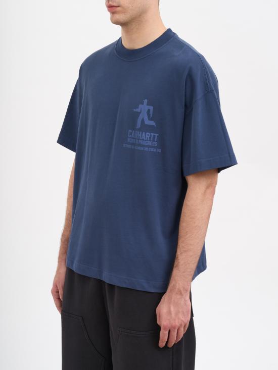 25FW 칼하트 WIP 반팔 티셔츠 MI035449VQ4J Violet - CARHARTT WIP