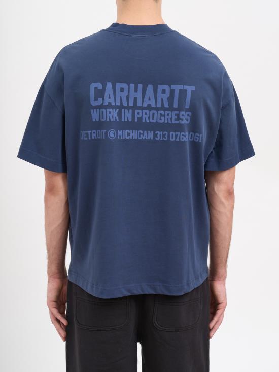25FW 칼하트 WIP 반팔 티셔츠 MI035449VQ4J Violet - CARHARTT WIP
