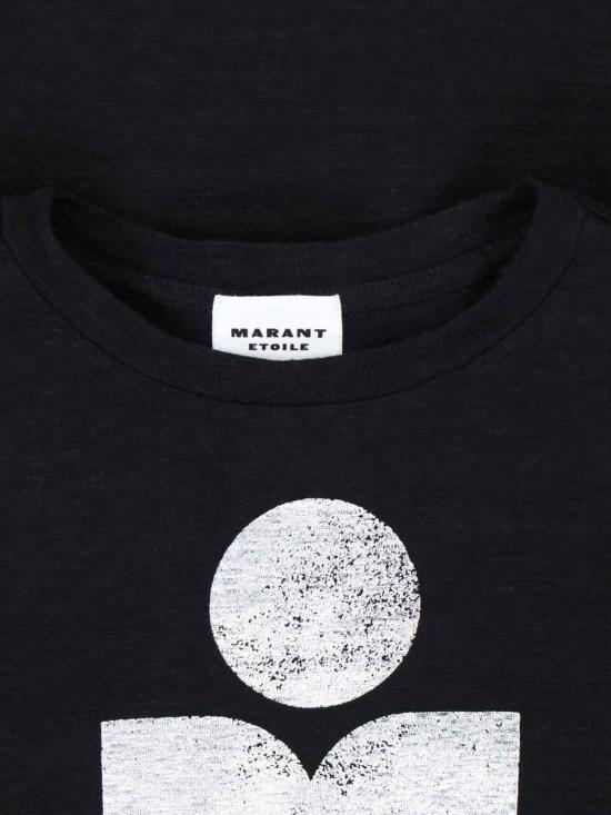 25FW 이자벨마랑에뚜왈 반팔 티셔츠 TS0001FB A1N10E 01BK Black - ISABEL MARANT ETOILE