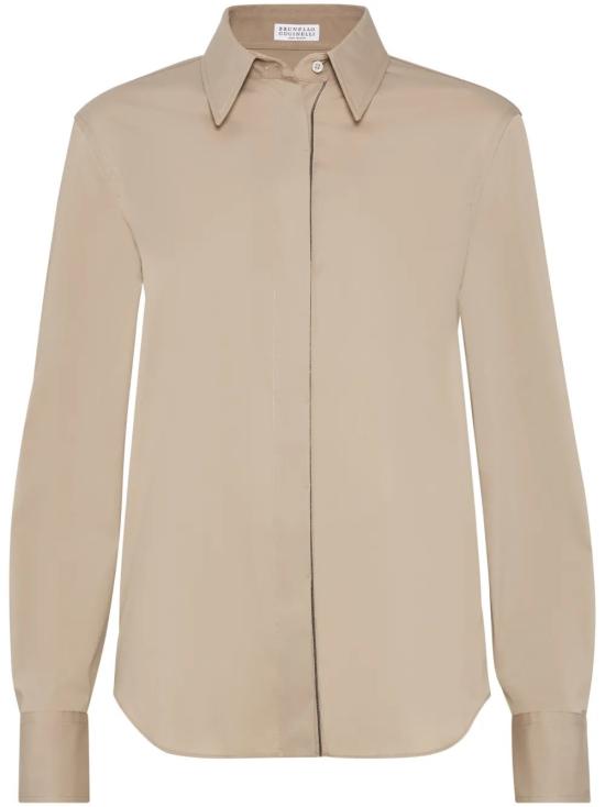 25FW 브루넬로 쿠치넬리 셔츠 M0091MA626C2885 Beige