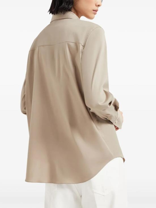 25FW 브루넬로 쿠치넬리 셔츠 M0091MA626C2885 Beige - BRUNELLO CUCINELLI