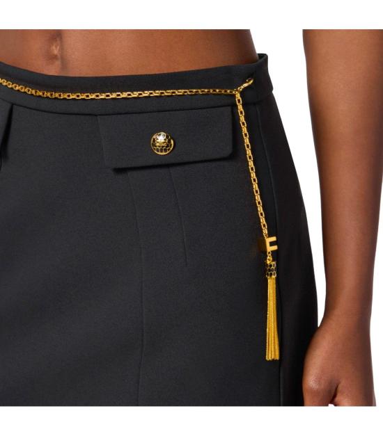 25FW 엘리자베타프랜치 숏 스커트 GO14857E2 110 38 Black - ELISABETTA FRANCHI