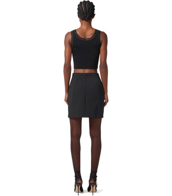 25FW 엘리자베타프랜치 숏 스커트 GO14857E2 110 38 Black - ELISABETTA FRANCHI
