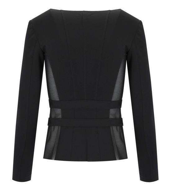 25FW 엘리자베타프랜치 긴팔 티셔츠 GI16056E2 110 38 Black - ELISABETTA FRANCHI