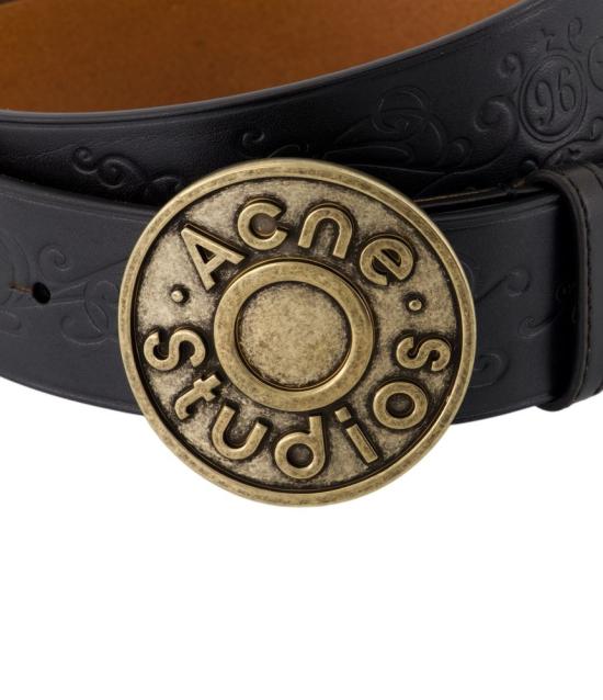 25FW 아크네 스튜디오 벨트 C80221 CH2 black - ACNE STUDIOS