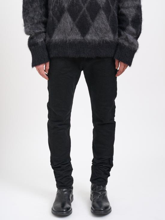 25FW 포에메 보헤미안 스트레이트 팬츠 MPT18T51499 Black - POEME BOHEMIEN