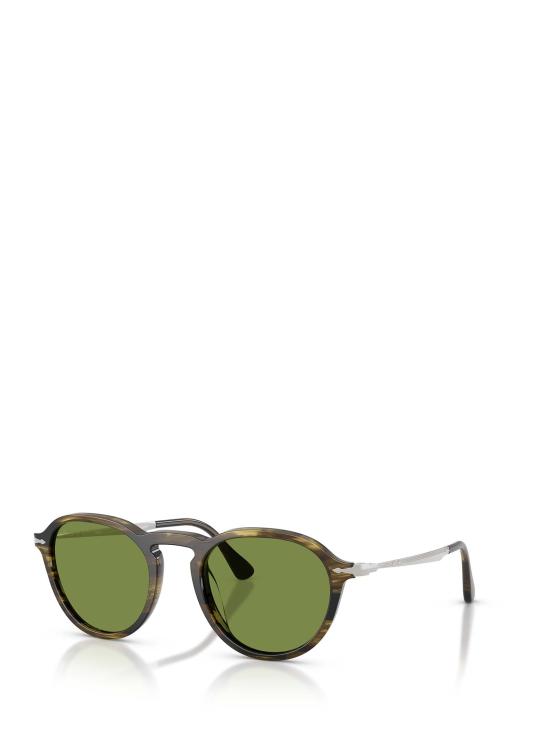26FW 페르솔 선글라스 PO3383S 12374E STRIPED BLACK OLIVE GREEN - PERSOL