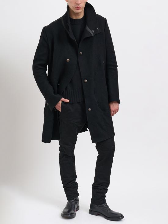 25FW 아이작 셀럼 트렌치 코트 MSNOBINARVWNOIR Black - ISAAC SELLAM