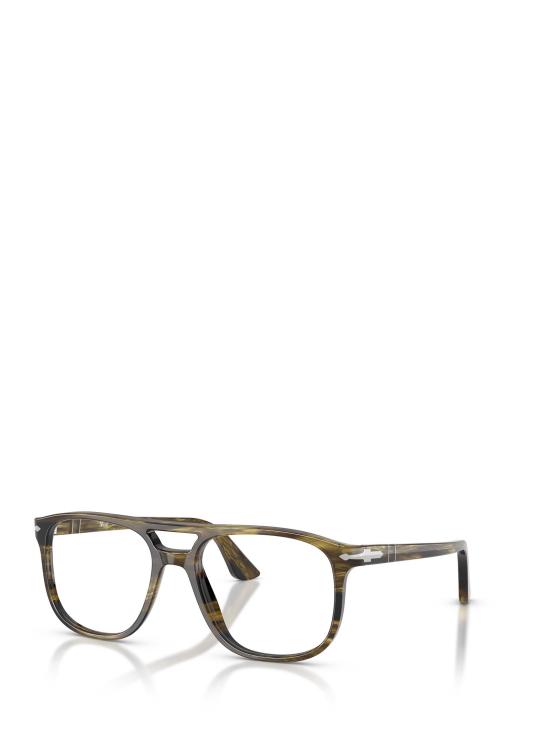 26FW 페르솔 안경 PO3329V 1237 STRIPED BLACK OLIVE GREEN - PERSOL