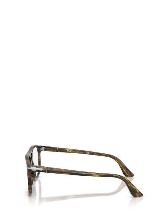 26FW 페르솔 안경 PO3329V 1237 STRIPED BLACK OLIVE GREEN - PERSOL