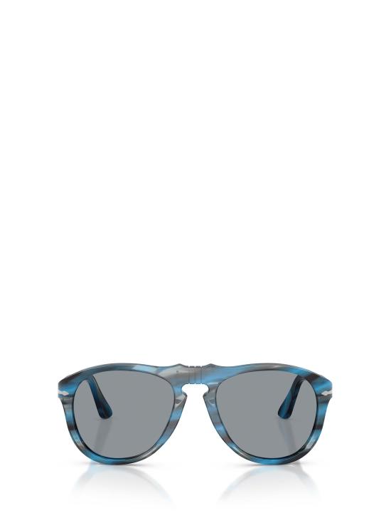 26FW 페르솔 선글라스 PO0649 1234R5 STRIPED BLUE AND GREY