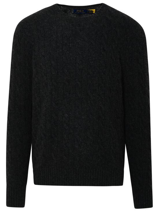 25FW 폴로 랄프로렌 케이블 니트 스웨터 710876762013 Grey