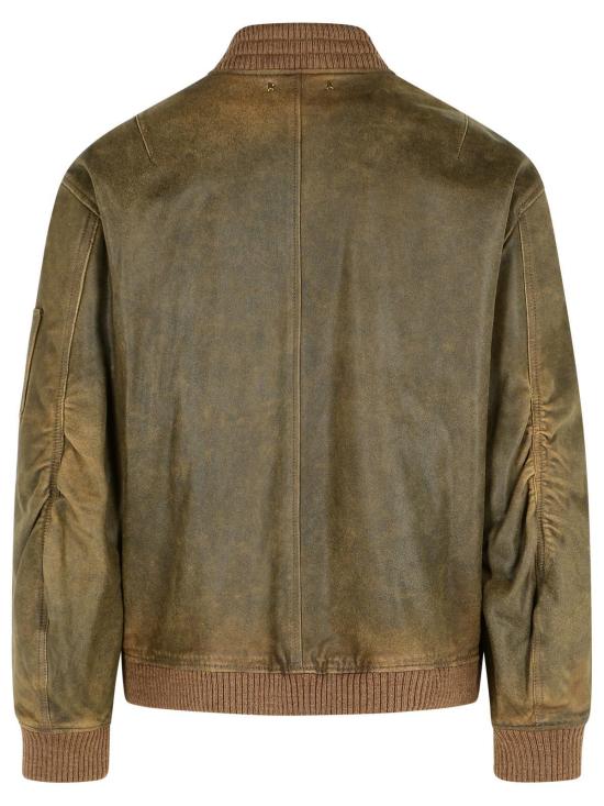 25FW 골든구스 가죽 자켓 GUP02489 P00216855260 Brown - GOLDEN GOOSE