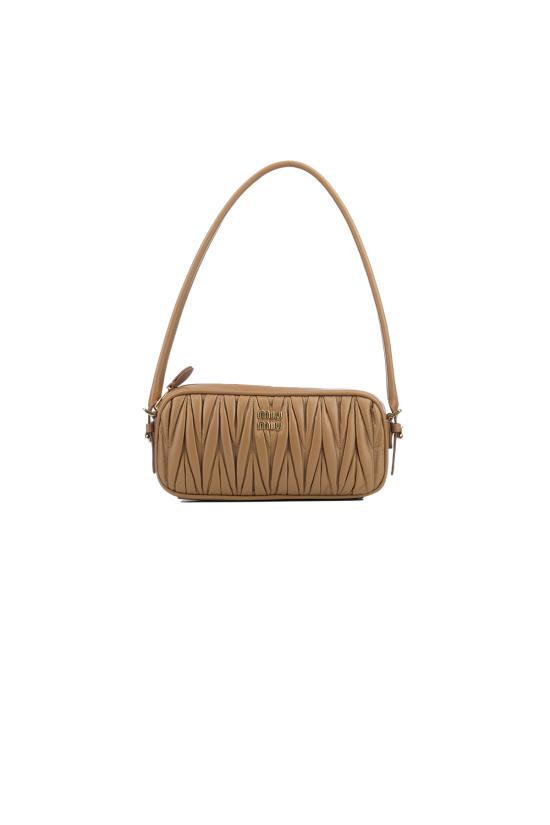 25FW 미우미우 숄더백 5NE024AFPPF098L CARAMEL DOM