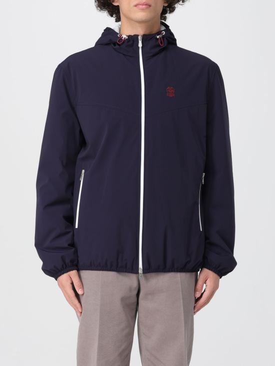 26FW 브루넬로 쿠치넬리 나일론 후디드 자켓 MM49A7431G C1086 NAVY DOM