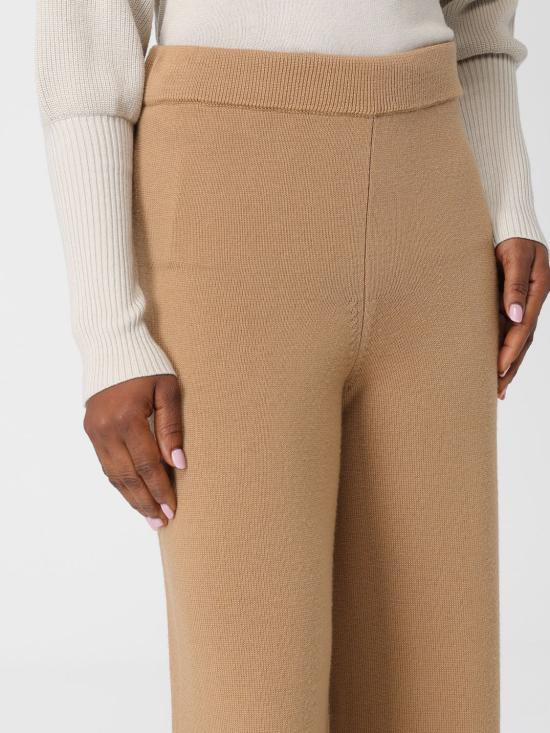 25FW 막스마라 스트레이트 팬츠 2526336018600 003 Camel - MAX MARA