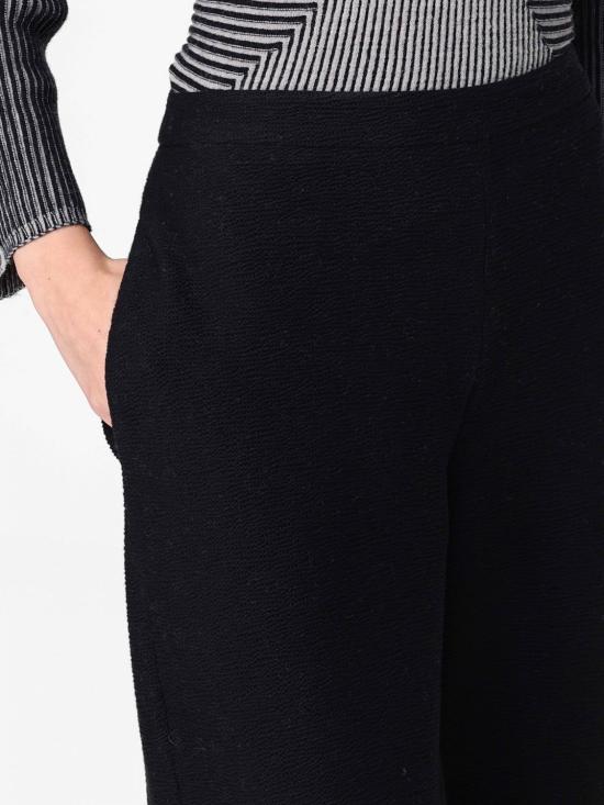 25FW 엠포리오 아르마니 스트레이트 팬츠 EW002793AF19259 UC001 Black - EMPORIO ARMANI