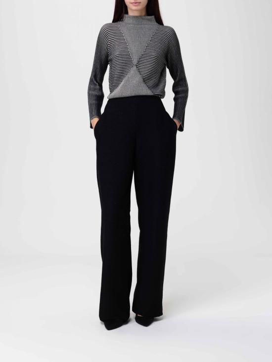 25FW 엠포리오 아르마니 스트레이트 팬츠 EW002793AF19259 UC001 Black - EMPORIO ARMANI