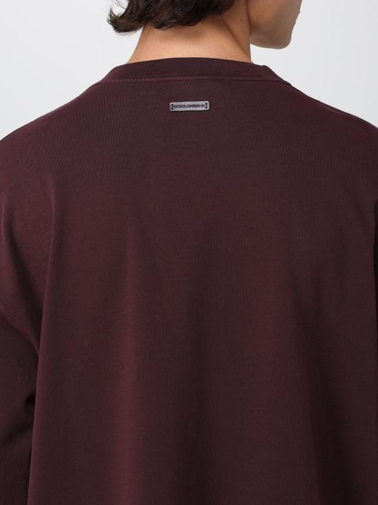 25FW 돌체앤가바나 반팔 티셔츠 G8SY0TG7PK5 M5039 Brown - DOLCE & GABBANA