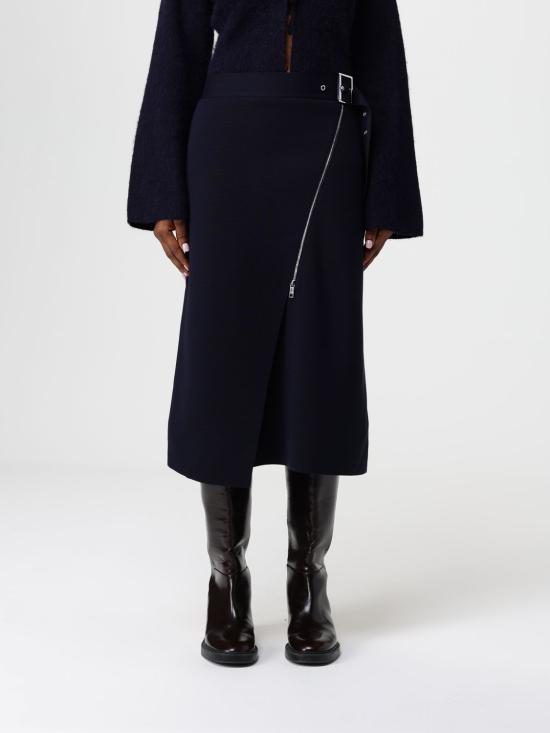 25FW 보스 미디 스커트 50542878 404 Blue