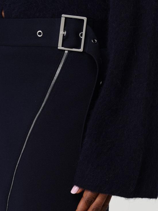 25FW 보스 미디 스커트 50542878 404 Blue - BOSS