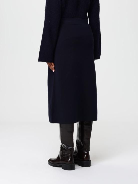 25FW 보스 미디 스커트 50542878 404 Blue - BOSS