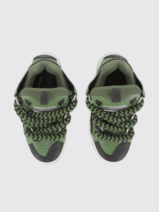 25FW [키즈] 랑방 스니커즈 N30308 665 Green - LANVIN