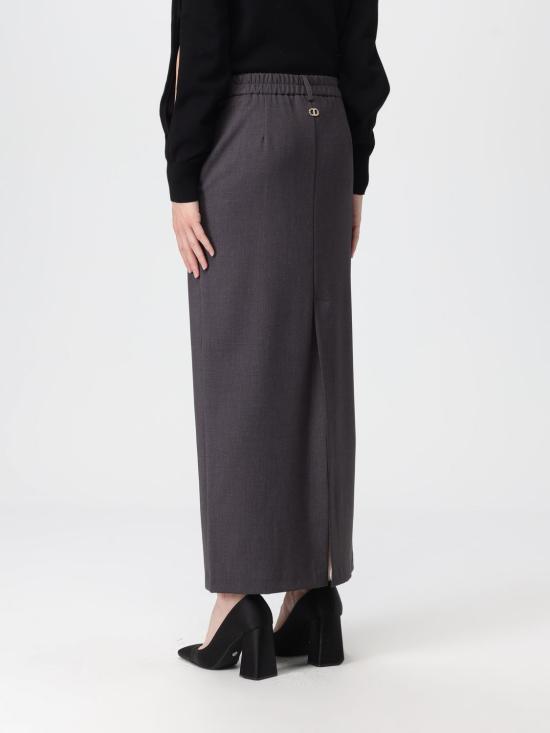 25FW 트윈셋 롱 스커트 252TF2041 12840 Grey - TWINSET