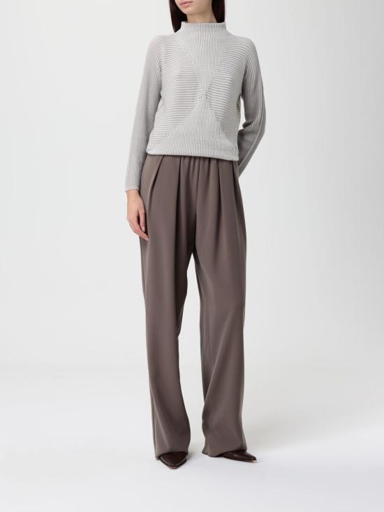 25FW 엠포리오 아르마니 스트레이트 팬츠 EW001509AF10206 U6125 Grey - EMPORIO ARMANI