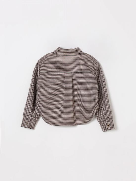 25FW [키즈] 트윈셋 셔츠 252GJ2102 12717 Camel - TWINSET