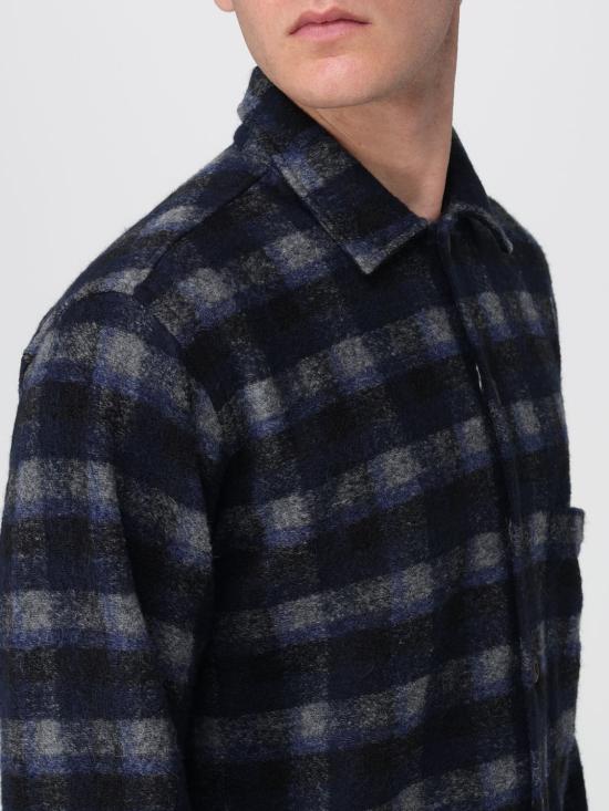 25FW 유니버셜웍스 셔츠 33563 NAVY BLACK Navy - UNIVERSAL WORKS