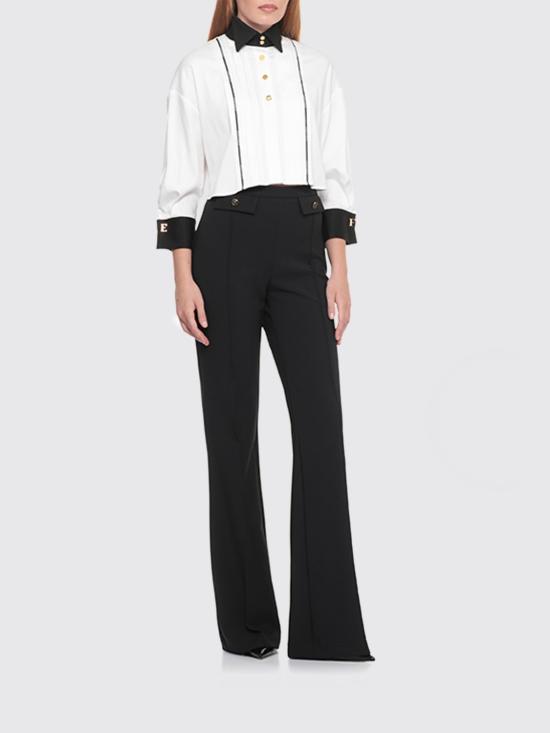 25FW 엘리자베타프랜치 블라우스 CA100 221 White - ELISABETTA FRANCHI