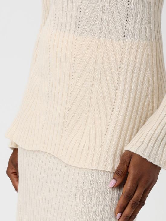 25FW 트윈셋 터틀넥 252TP3571 00522 Yellow Cream - TWINSET