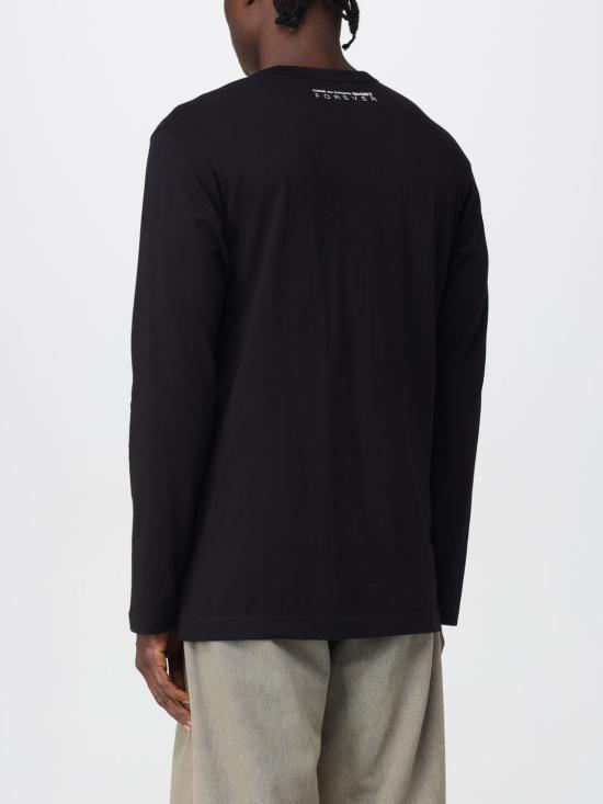 25FW 꼼데가르송 반팔 티셔츠 FZT003PER 1 Black - COMME DES GARCONS