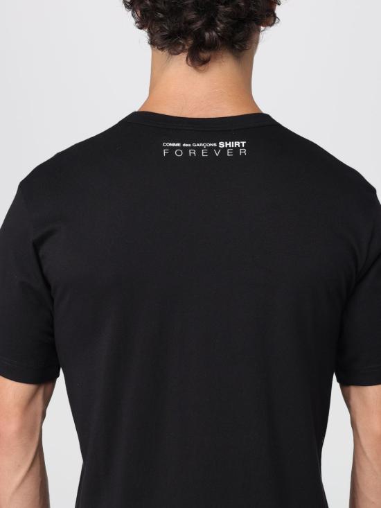 25FW 꼼데가르송 반팔 티셔츠 FZT004PER 1 Black - COMME DES GARCONS