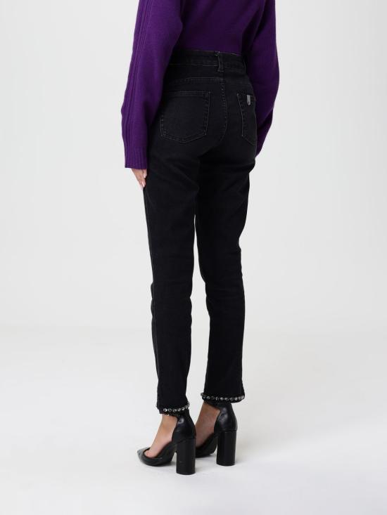 25FW 리우조 데님 팬츠 UF5012D4797 87462 Black 1 - LIU JO