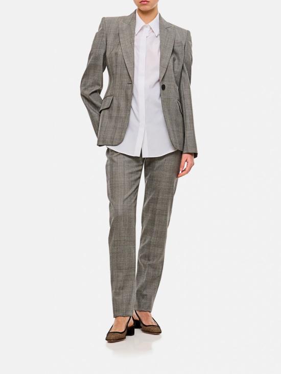 25FW 알렉산더 맥퀸 스트레이트 팬츠 780509QJAD6 1060 Grey - ALEXANDER MCQUEEN