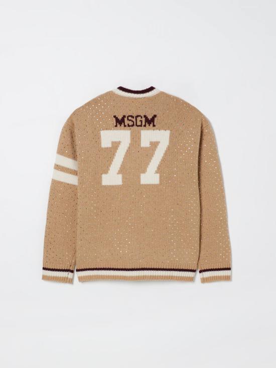 25FW [키즈] 엠에스지엠 풀오버 F5MSJGCA081 MS049 Camel - MSGM
