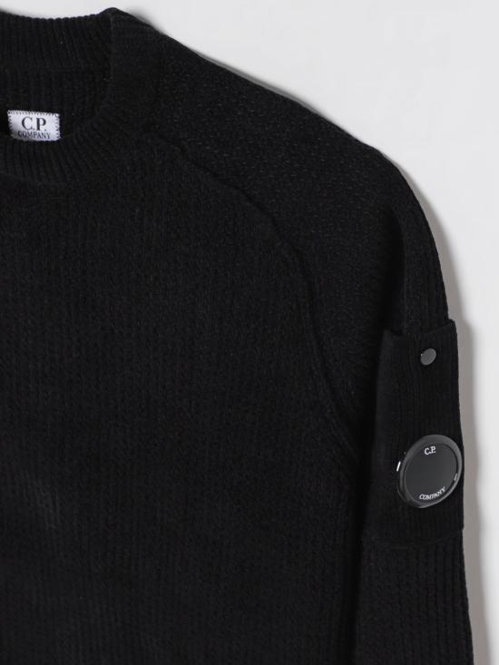 25FW [키즈] 씨피 컴퍼니 풀오버 CUW00JLHE79 60100 Black - C.P. COMPANY