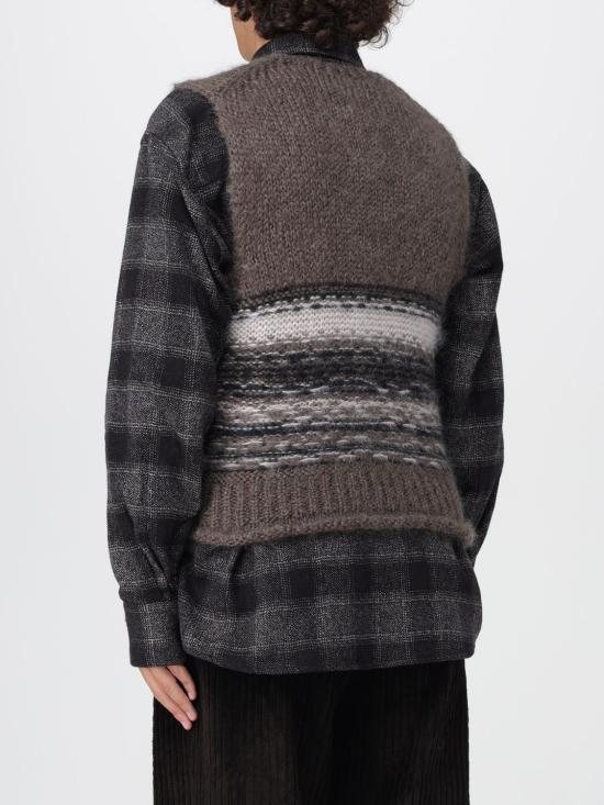 25FW 아워레가시 페럴렐 브이넥 M4253PB BLUR Dove Grey - OUR LEGACY