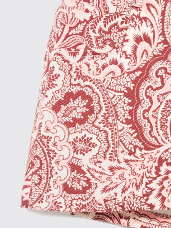 25FW [키즈] 에트로 쇼츠/버뮤다 GX6A59D0127 416RS Red - ETRO